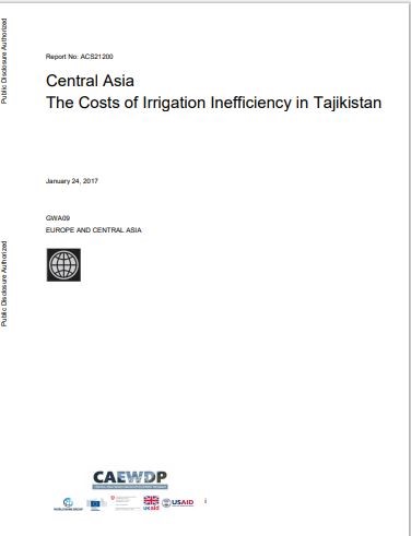 The costs of irrigation inefficiency in Tajikistan